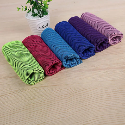 Cooling Towel Workout Towel Ice, Microfiber Towel Soft Breathable Chilly Towel for Sports Yoga Gym Outdoor Ice Towel for Neck