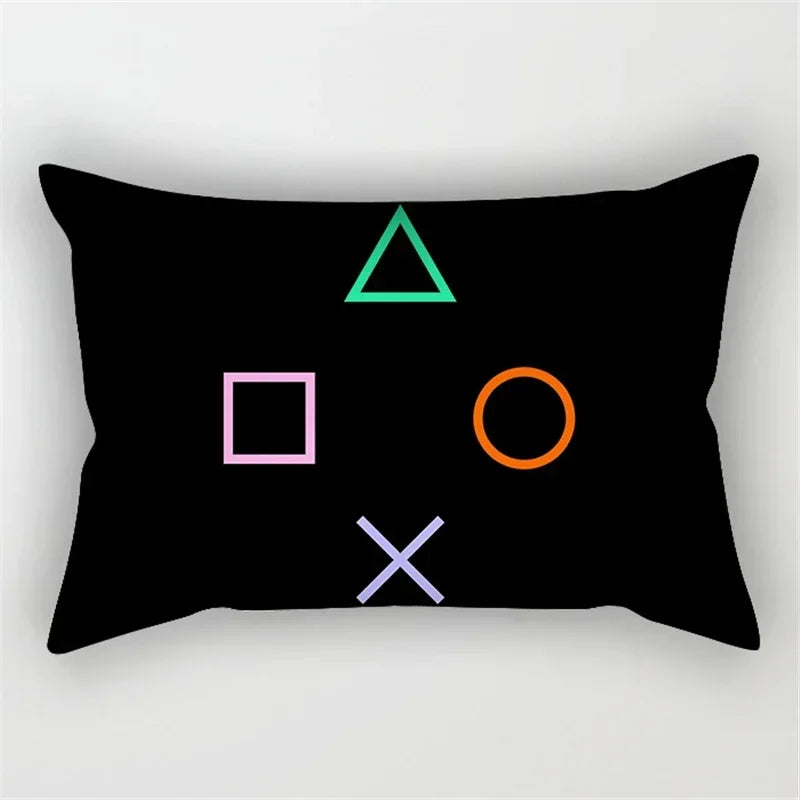 30x50cm 40x60cm 50x70cm esports gaming player handle Print Pillowcase Sofa Hold  Car Seat Cushion Cover Gaming Room decor Home