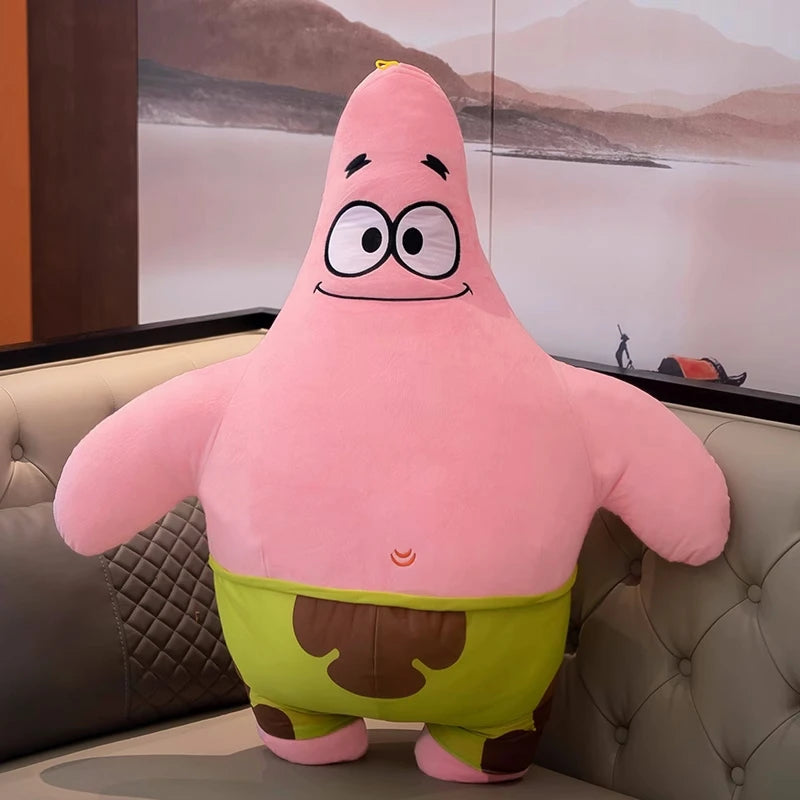 Big Size Cute SpongeBob Patrick Star Cushion Very Soft Hug Pillow Cartoon Anime Pillow Kawaii Cushion Room Decor Xmas Gifts