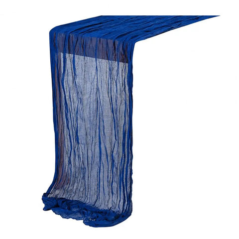 Gauze Table Runner Dinning Decoration 90*180CM Rustic Country Boho Beach Wedding Party Table Decor Christmas Table Runners
