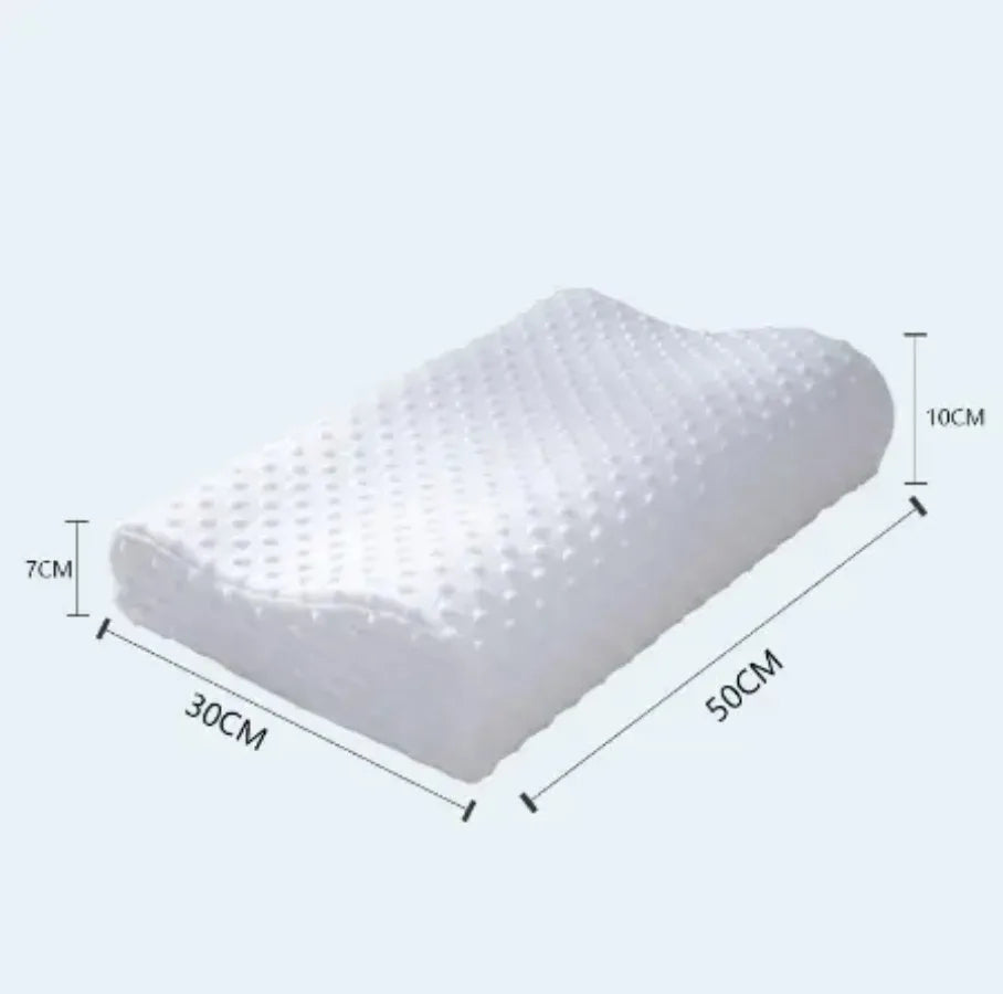 50*30cm Bamboo Fiber Pillow Slow Rebound Health Care Memory Foam Pillow Memory Foam Pillow Orthopedic Pillows Support NeckRelief