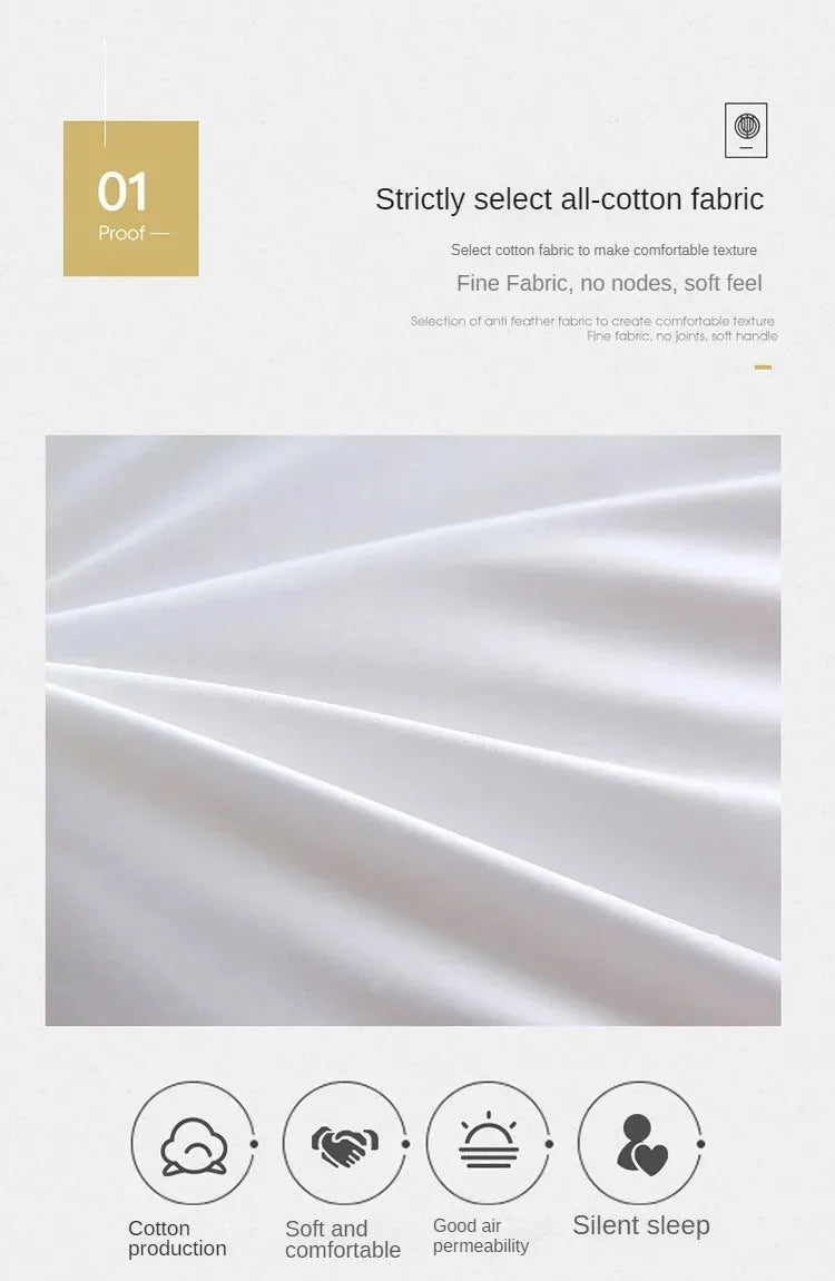 Down duvet 95 white goose down five-star hotel warm double single duvet core goose down duvet