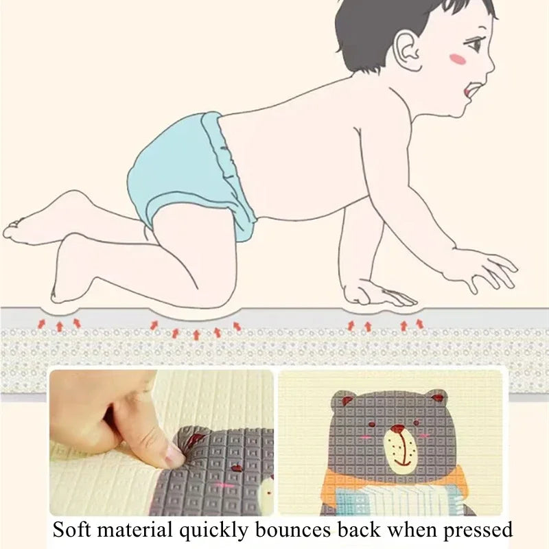 200*180cm Large Size Cartoon Baby Play Mat Xpe Puzzle Children's Mat Baby Climbing Pad Kids Rug Baby Games Mat Toys for Children