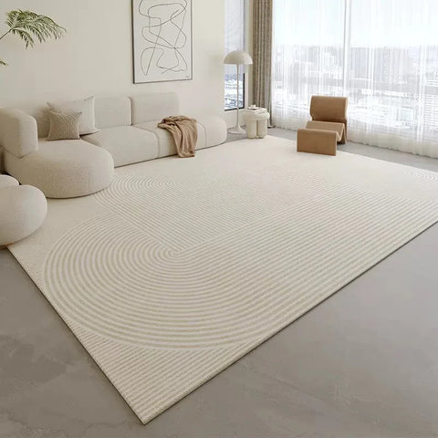 VIKAMA Scandinavian Style Carpet Living Room Stain-resistant Easy to Take Care of the Cool Carpet Full Sofa Carpet Non-slip Rug
