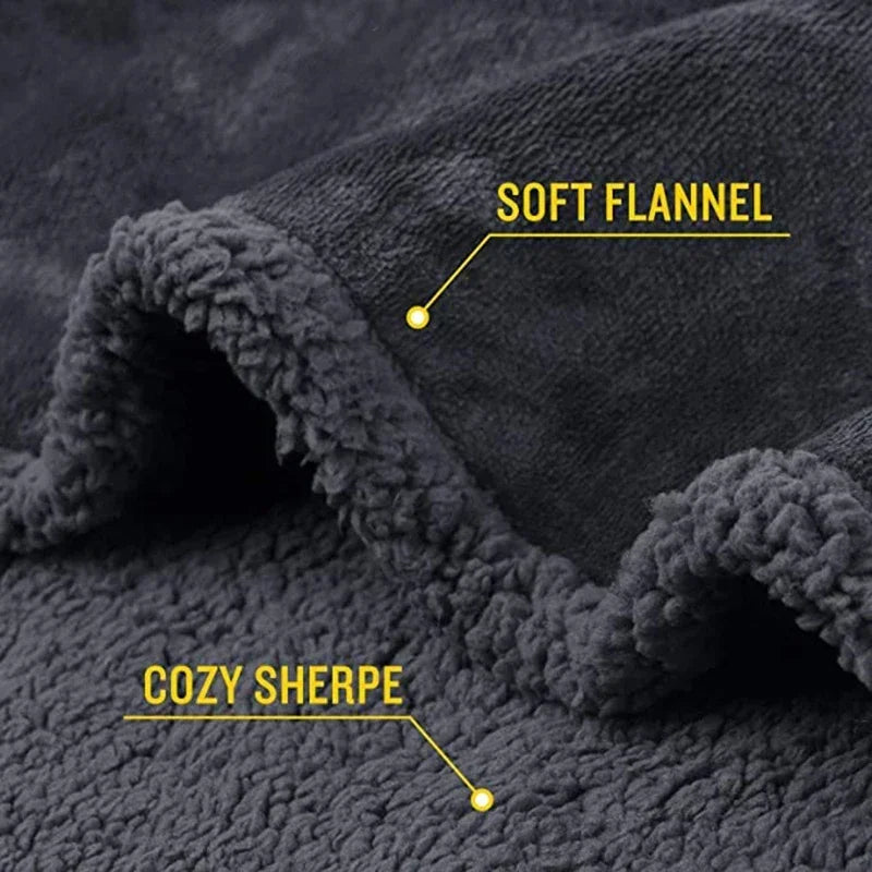Winter Warm Thickened King Size Blanket 100% Waterproof And Stain Resistant-blanket Cozy Shaggy Blanket Couple Romantic Blanket