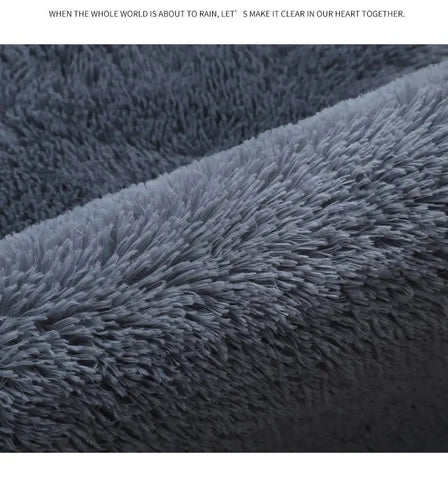 Gray Carpet for Living Room Plush Rug Bed Room Floor Fluffy Mats Anti-slip Home Decor Rugs Soft Velvet Carpets Kids Room Blanket