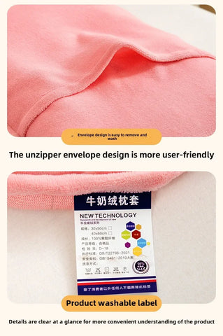 Kids Thick Warm Winter Pillowcase ,Velvet Flannel Skin-Friendly Pillowshams,Fluffy Fabric Pillow Covers Super Soft Home Textiles