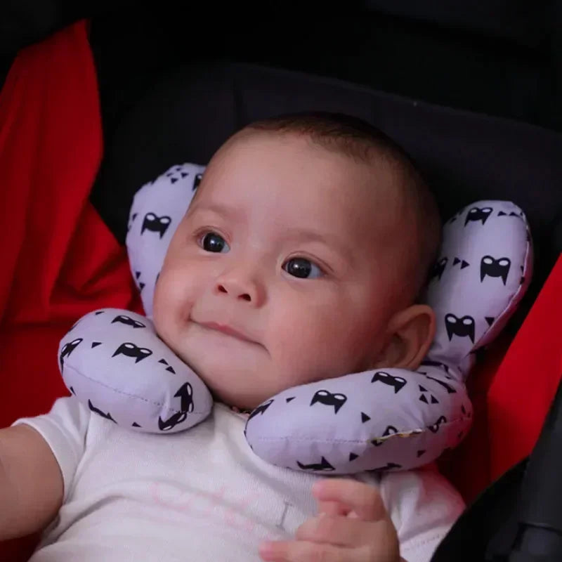 Baby Travel Pillow for Head and Neck, Upgraded Baby Support Pillow, Baby Neck Pillows for Car Seat,Pushchair,Travel