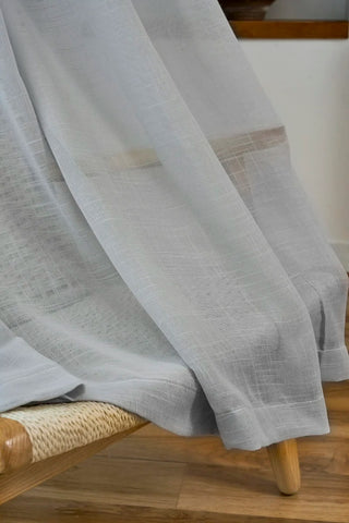 Japanese light gray linen cotton Curtains living room curtains gauze shade kitchen bedroom sitting room curtain custom size