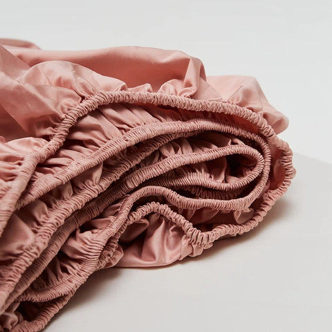 Luxury 800TC Egyptian Cotton Fitted Sheet with Elastic Band High End Mattress Cover for Single Double Queen King Size Bedsheet