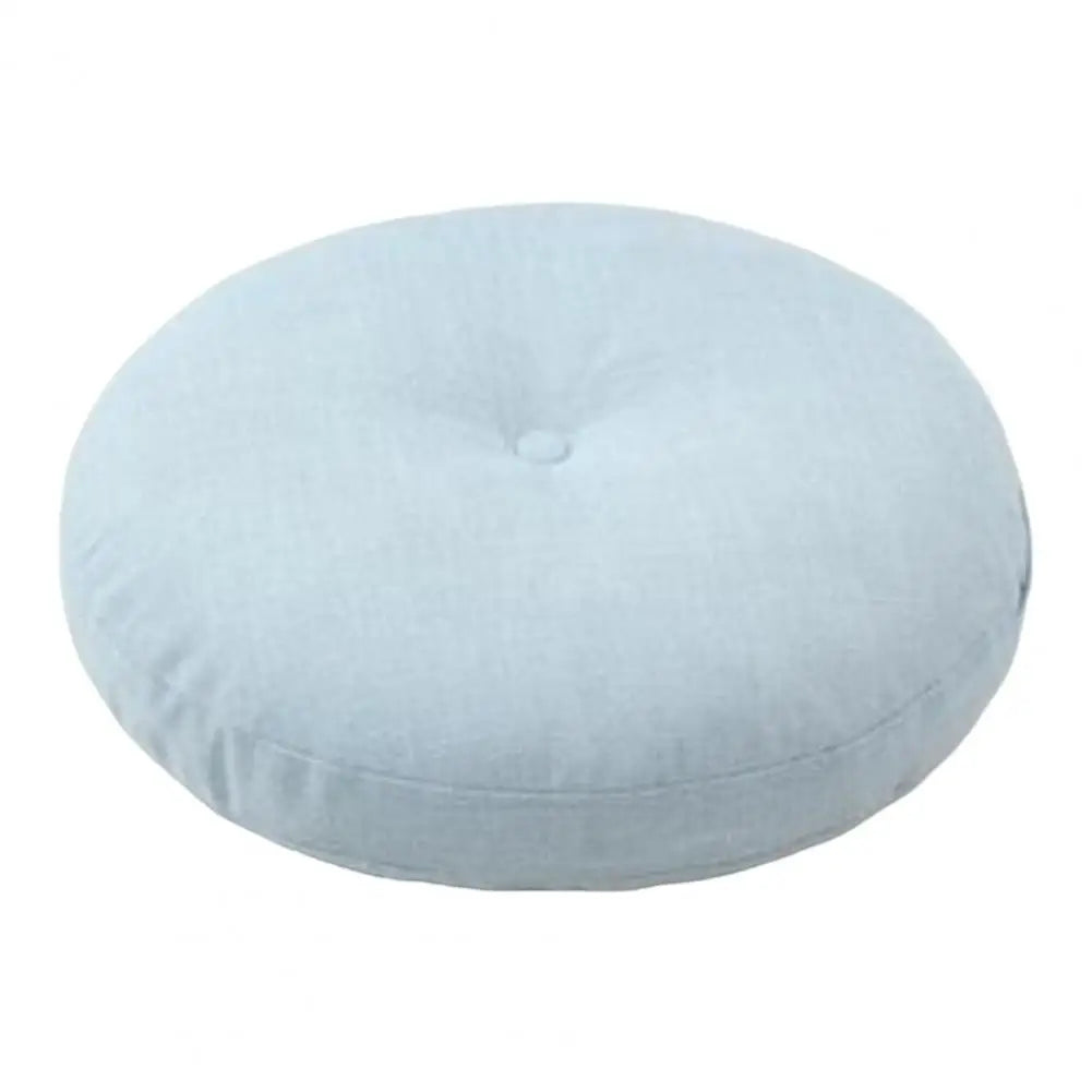 40cm Linen Seat Cushion Soft Cotton Filling Thicken Sofa Balcony Back Pillow Circular Home Office Chair Seat Buttocks Cushion