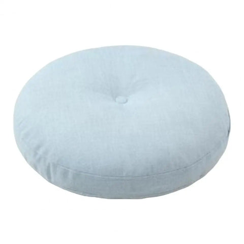 40cm Linen Seat Cushion Soft Cotton Filling Thicken Sofa Balcony Back Pillow Circular Home Office Chair Seat Buttocks Cushion