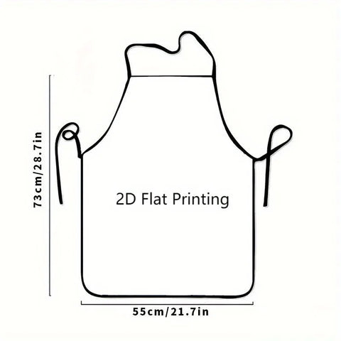 1 Piece Disney Apron, Stitch Movie Comic Theme Pattern Apron, Perfect for Crafting, Baking, Painting, Kitchen and Household Cleaning, Kitchen Supplies