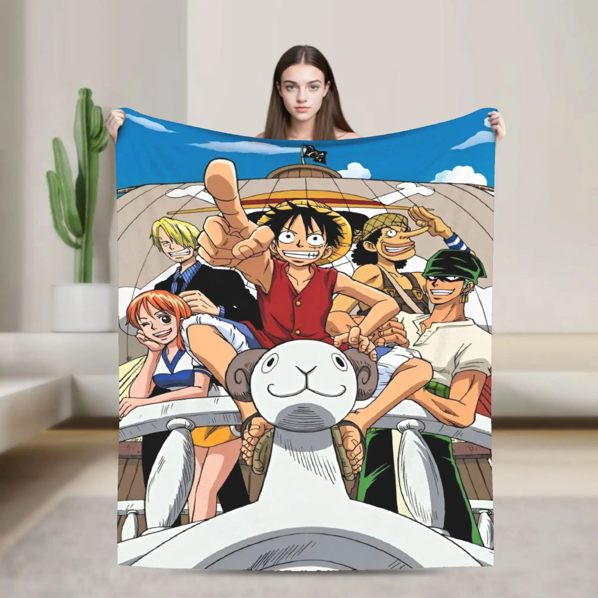 Japanese Adventure One Anime Piece-e Super Soft Blanket  Girls Boys Plush Bedding Couch Bed Flannel Bedspread Sofa Bed Cover