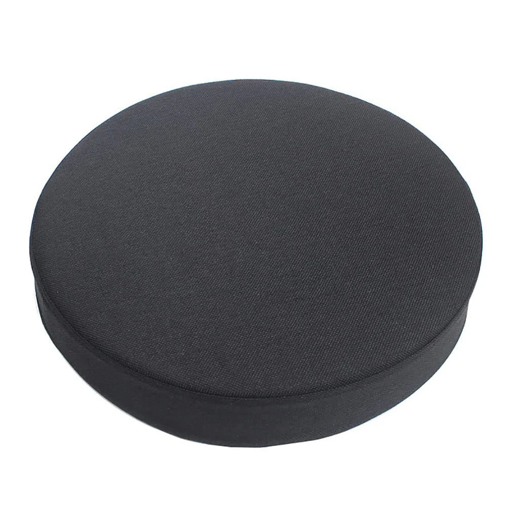 35Cm Seat Cushion High Resilience Round Chair Cushion Round Thick Cushion Dining Chair Washable Cover Anti-Slip Linen