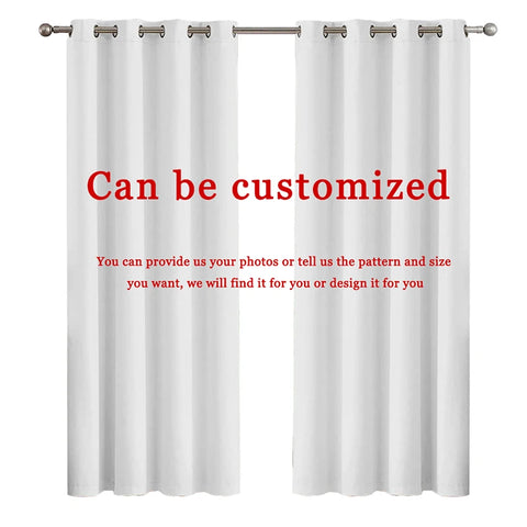 Cute Cartoon Cat Digital Printing Curtain Bedroom Living Room Kitchen Dormitory Decorative Curtain Easy To Wash And Care 2 PCS
