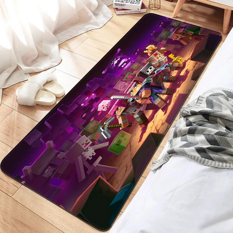 Hot Game M-Minecrafts Kitchen Mat Cheaper Anti-slip Modern Living Room Balcony Printed Modern Home Decor
