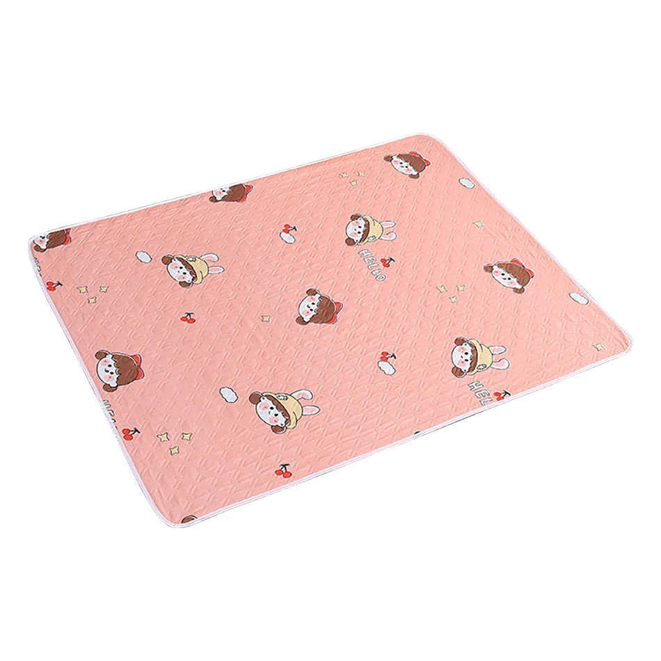 Comfortable and Durable Reusable Waterproof and Washable Mattresses Baby and Elderly Soft and Breathable Nursing Bedding