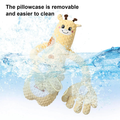 Baby Patting Pillow Baby Sleep Soothers with 3 Adjustable Modes Interactive Stuffed Animal Shape Cushion Cozy Companion for Car