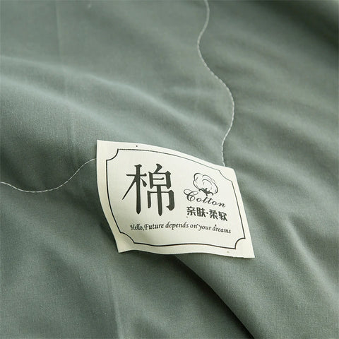 Summer Blanket 100% Cotton Inside and Outside Pure Cotton Air Conditioning Quilt Soft Skin-friendly Breathable Thin Duvet Summer