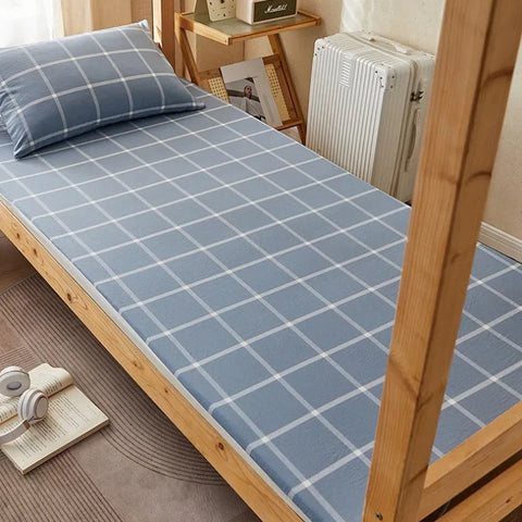 Fully Enclosed Double-sided Zipper Mattress Protective Cover Made of Cotton and Washed Cotton for Student Dormitories