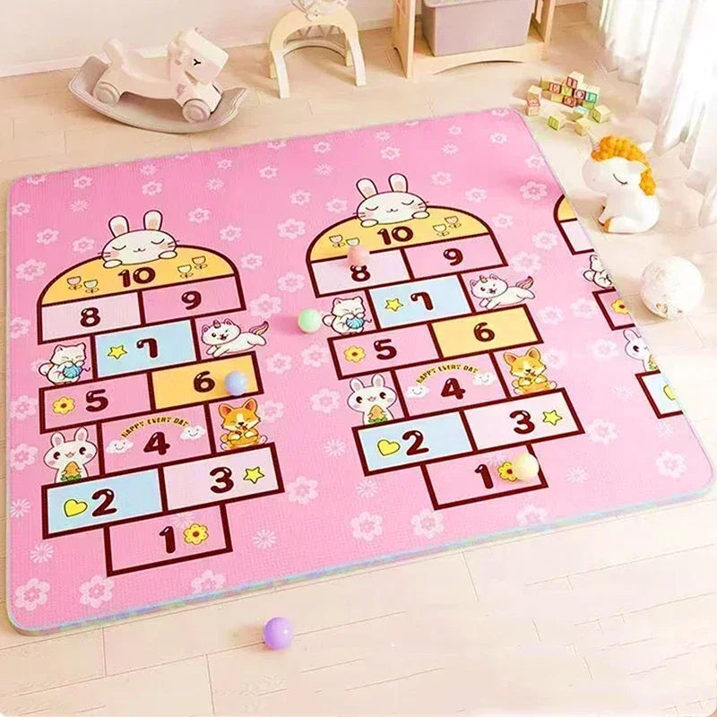 200*180cm Large Size Cartoon Baby Play Mat Xpe Puzzle Children's Mat Baby Climbing Pad Kids Rug Baby Games Mat Toys for Children