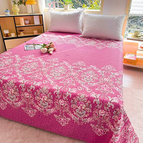 A printed sheet, soft and comfortable breathable bedding for bedrooms, guest rooms, all seasons