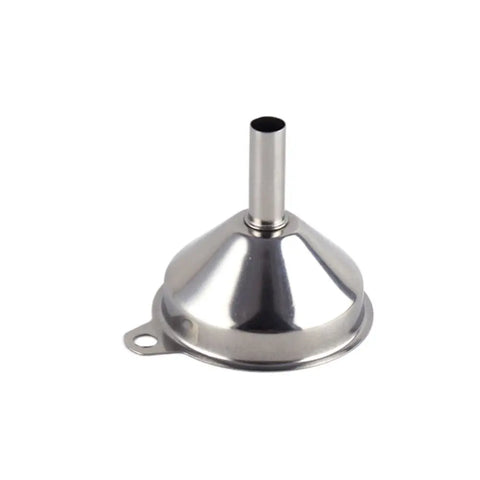Wide Mouth Stainless Steel Funnel Spice Cooking Oil Filter Kitchen Tool Strainer with Handle Oil Spill Filter Funnel