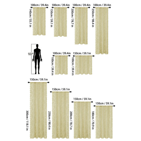 1pc Romantic Lace Sheer Curtain, Flower Lace Window Curtains for Living Room Bedroom Home Decor, Window Screening Rod Pocket