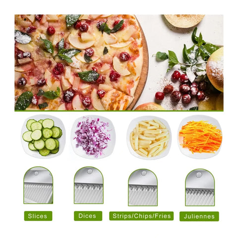 5 in 1 Multifunctional Vegetable Cutter Household Kitchen Radish Grater Slicer Shredded Garlic Cutter Kitchen Tools Accessories