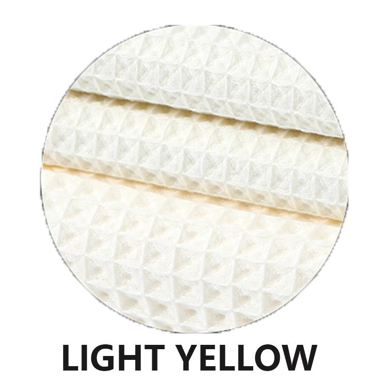 YIANSHU Waffle Towels Set Premium Cotton Bath Towel & Hand Towel Ultra Absorbent Soft Lint Free Quick Dry Lightweight Bath Sheet
