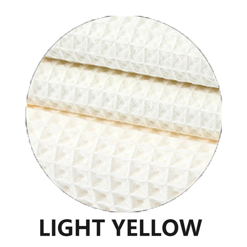 YIANSHU Waffle Towels Set Premium Cotton Bath Towel & Hand Towel Ultra Absorbent Soft Lint Free Quick Dry Lightweight Bath Sheet