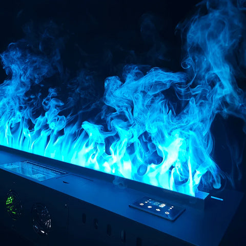 Living room 3D atomizing fireplace remote control APP control multi-color false flame electronic fireplace home steam fireplace