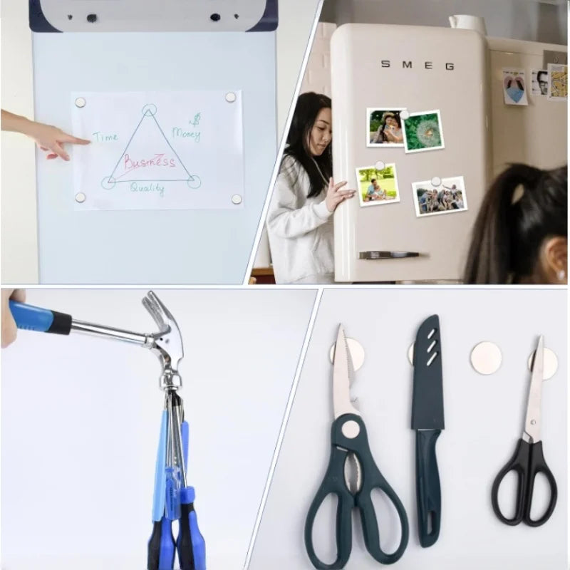 Super Powerful Magnets Disc Magnets for Fridge, DIY, Building, Scientific, Craft, Education, 5x2 8x2 10x2 10x3 12x2 15x2