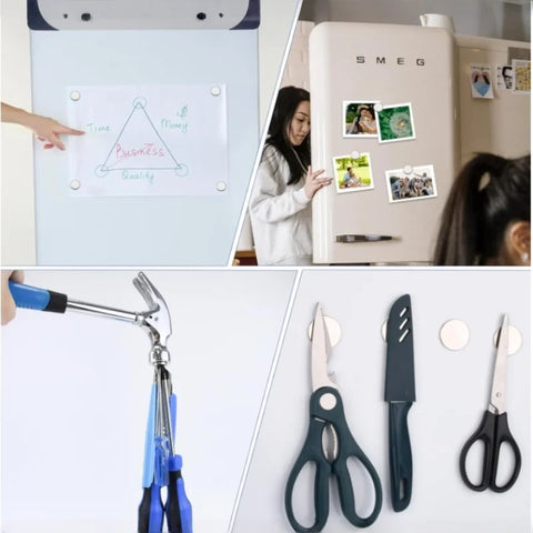 Super Powerful Magnets Disc Magnets for Fridge, DIY, Building, Scientific, Craft, Education, 5x2 8x2 10x2 10x3 12x2 15x2