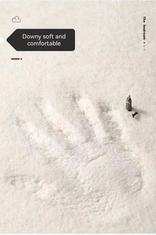 VIKAMA Cold White Car Carpet Digital Printing Technology Simple Home Decor Children's Play Cushion Bedroom Soft Plush Carpet