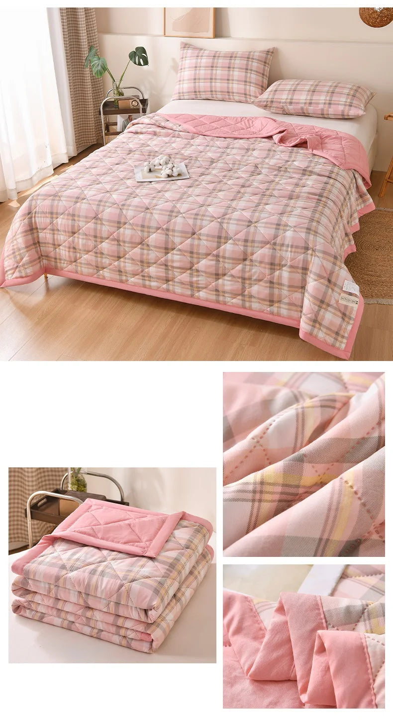 Cool Feeling Quilt Adults Kids Room Comforter 150x200/180x200/200x230cm Blanket Summer Duvet couette de lit (No Pillowcase)