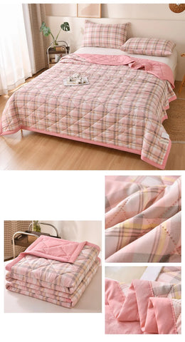 Cool Feeling Quilt Adults Kids Room Comforter 150x200/180x200/200x230cm Blanket Summer Duvet couette de lit (No Pillowcase)