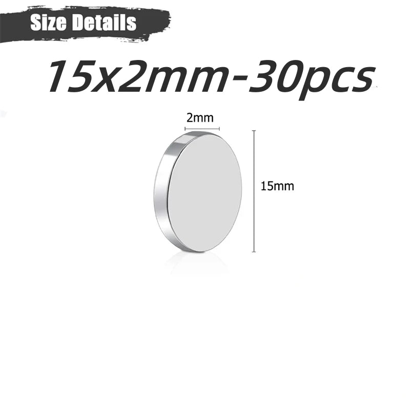 Round magnet Home Decoration Accessories For Fridge, DIY, Projects, Office 6x2 10x2 10x4 15x2 15x4 20x2 20x4