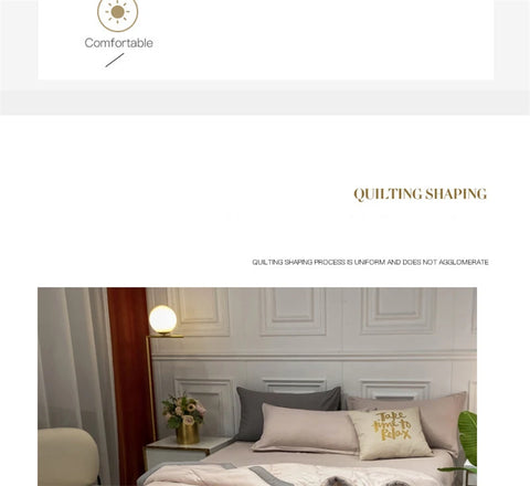 Japan Style Summer Quilt Soft Breathable Quilted Duvet Queen Skin Friendly WashableThin Comforter Lightweight Blanket 180x220