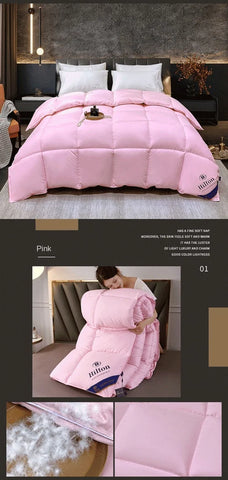 Anti-feather cloth 95 white goose down duvet silent winter quilt warm hotel gift quilt quilt core for home use