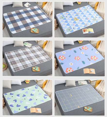 Comfortable and Durable Reusable Waterproof and Washable Mattresses Baby and Elderly Soft and Breathable Nursing Bedding