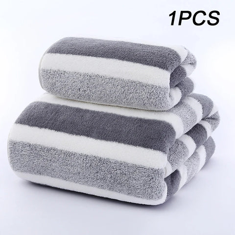 Thickening High quality bamboo charcoal coral velvet fiber bath towel Super Absorbent And Quick Drying Bath Towel Bathroom Use