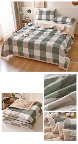 Cool Feeling Quilt Adults Kids Room Comforter 150x200/180x200/200x230cm Blanket Summer Duvet couette de lit (No Pillowcase)