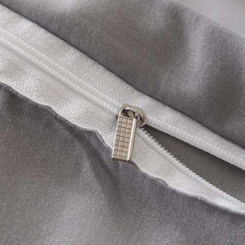 2025 New Washed Cotton Solid Color Single Quilt Set Skin Friendly Breathable Quilt Cover 180X220 200X230