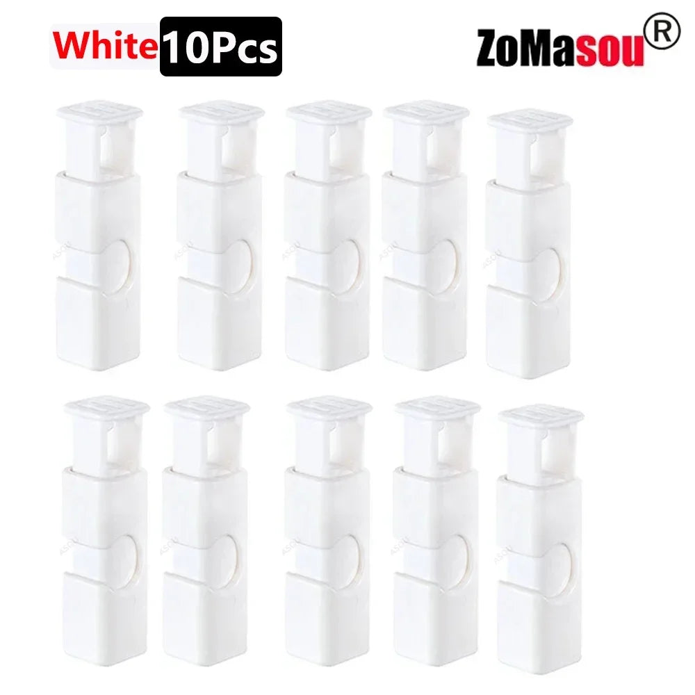 60-1Pcs Food Sealing Clips Bread Storage Bag Clips For Snack Wrap Bags Spring Clamp Reusable Kitchen Organization Sealing Clamp