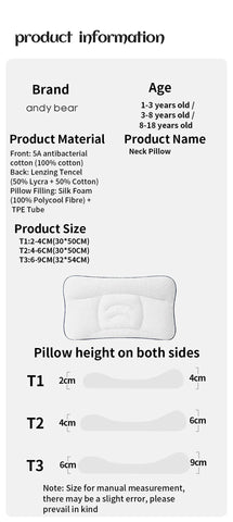 AIBEDILA Baby Pillows for Newborns Neck Pillow Newborn Baby Things Children's Orthopedic Travel Pillow Bedding Mother Kids Items