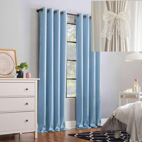 Yellow Blackout Curtains With Black TPU Interlining Thin and Light Drapery Panel for Bedroom Meetingroom Share Room Office