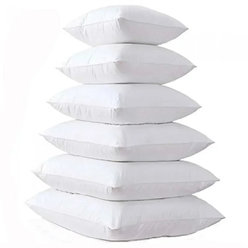 35/40/45/50/55/60/65Cm Home Cushion Inner Filling Cotton-Padded Pillow Core for Sofa Car Soft Pillow Cushion Insert Cushion Core