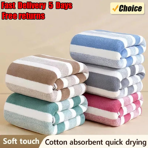 New Home Soft and Comfortable Bath Towels for Men and Women, Absorbent and Comfortable Couple'S Large Towels, Wrapping Towels
